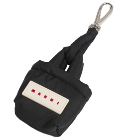 Marni Micro Puff Taskecharm, Sort